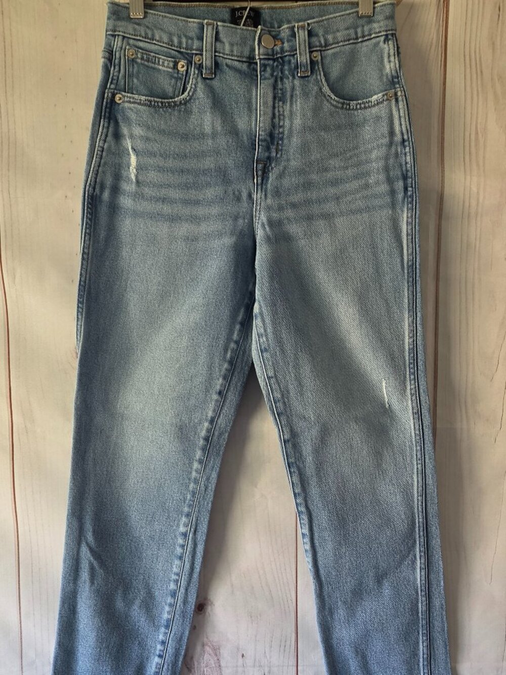 J. Crew High-Rise Classic Vintage Jeans Women’s 25, Light wash, straight leg